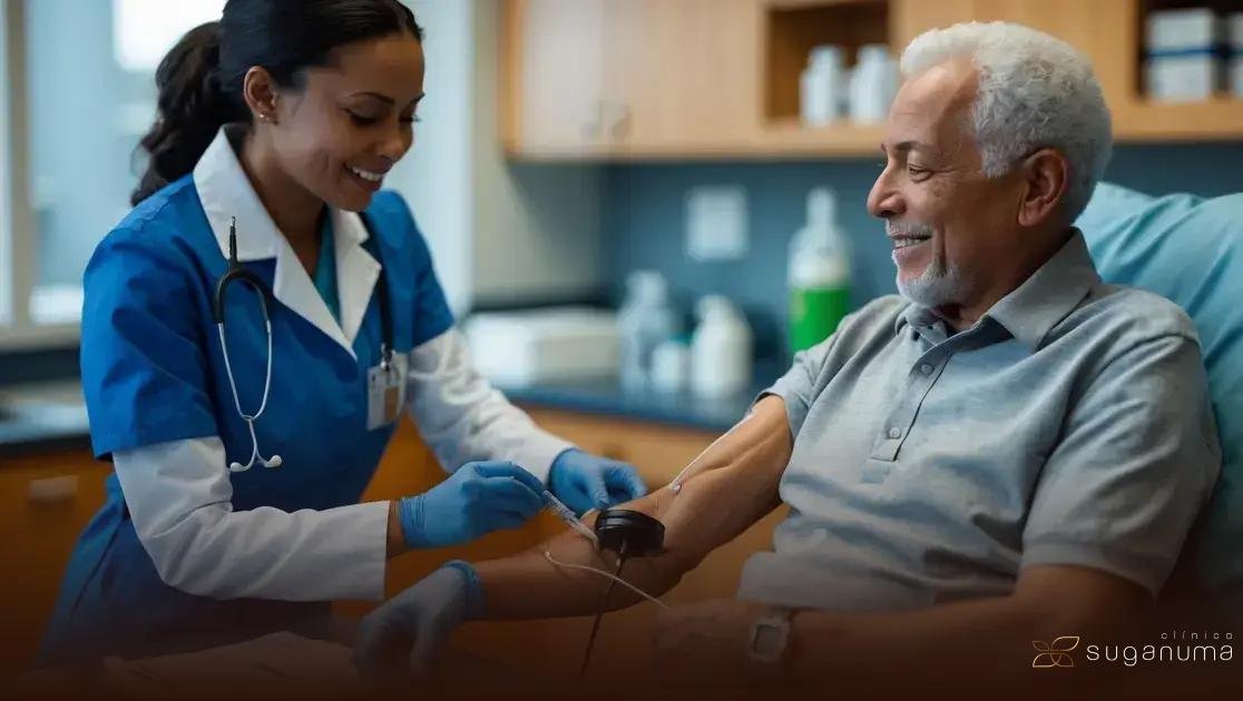 Valores de insulina após 60 anos: ajuste na faixa saudável
